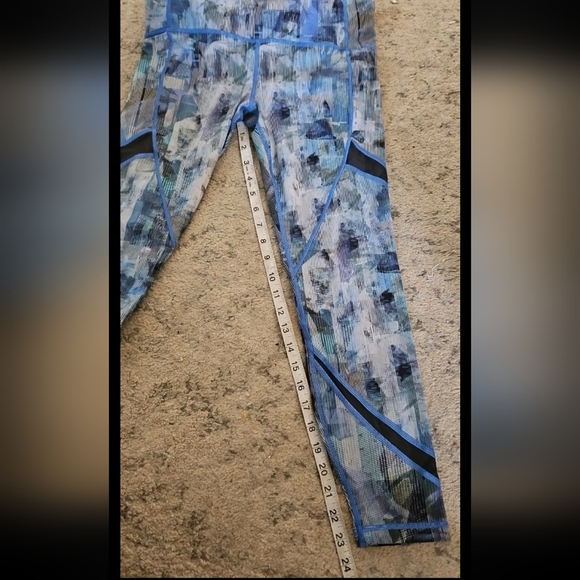 Lululemon Womens Blue On Pace Tight 7/8 Sun Dazed Legging 8 - Picture 13 of 13